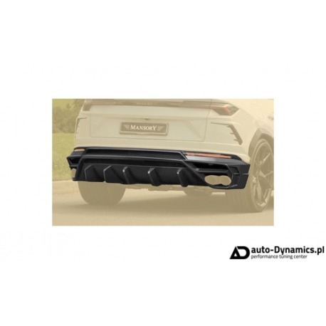 Karbonowy Dyfuzor Zderzaka Tylnego Lamborghini Urus [Włókno Węglowe - Carbon] - Mansory